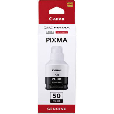 Canon GI-50 PGBK Black High Capacity Original Ink Cartridge 3386C001 (6000 Pages - 135 mL)